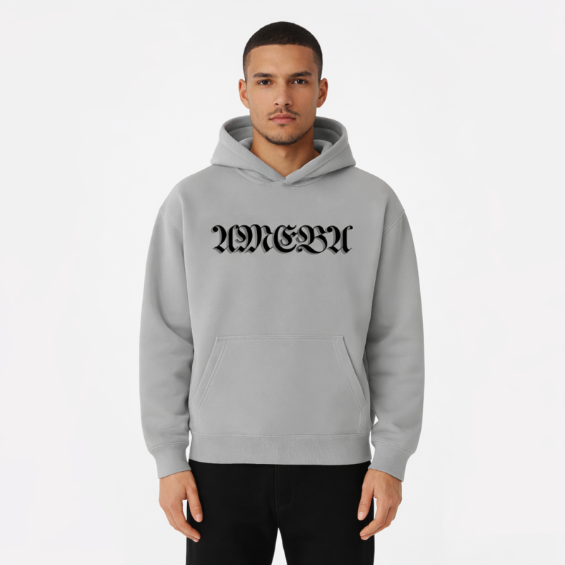 AMPH. - Standard Inscription Hoodie (Grey)
